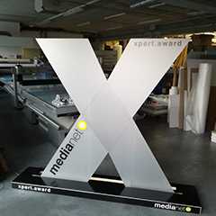 Präsentationssystem: xpert.award Event-Dekoration. Mediaplayer für Indoor Events.