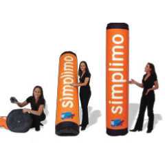 Aufblasbare Säule simplimo. Werbesäule, ideal für Events und Promotion.