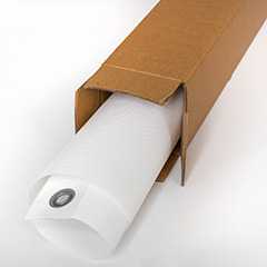 Sonderbau Lagerung: Rolle in Kartonverpackung, sichere Aufbewahrung.