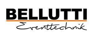 Bellutti Eventtechnik Logo. Full-Service für Events, Tagungen und Kongresse.